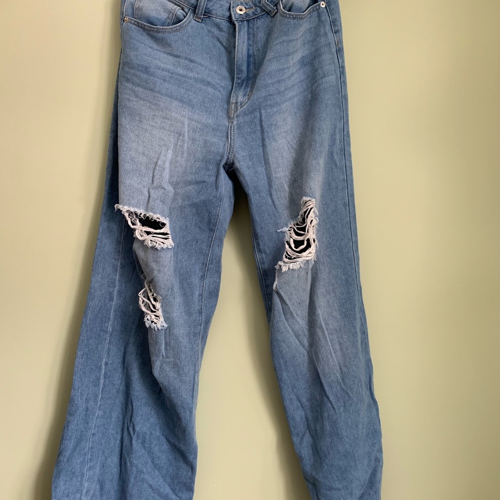 Wide leg jeans